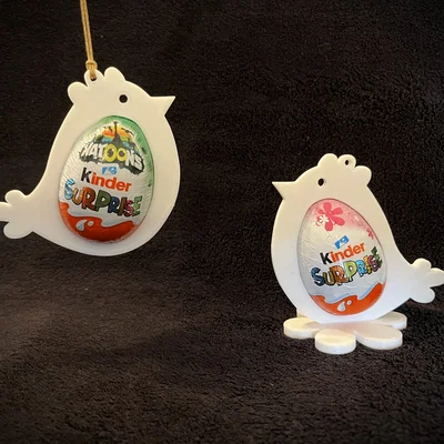 Bộ giá đỡ trứng Kinder Surprise in 3D hình thú cực xinh