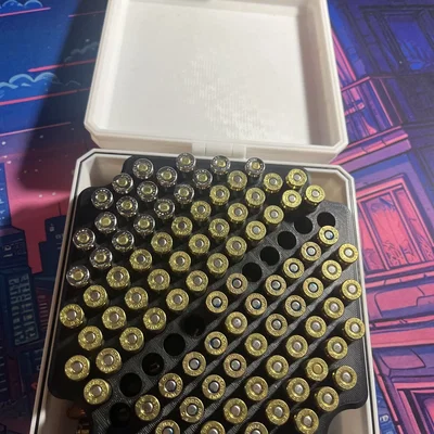 Hộp đựng 100 viên đạn 9mm