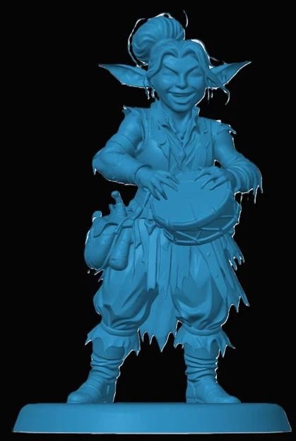 Mô hình Goblin Bard cho game nhập vai - Image 3