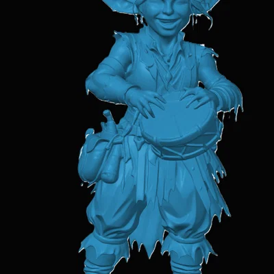 Mô hình Goblin Bard cho game nhập vai