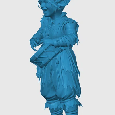 Mô hình Goblin Bard cho game nhập vai