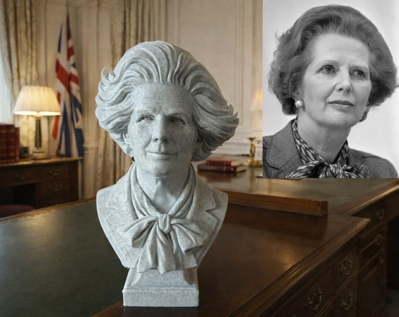 Bức tượng bán thân Margaret (Hilda Roberts) Thatcher - Image 1
