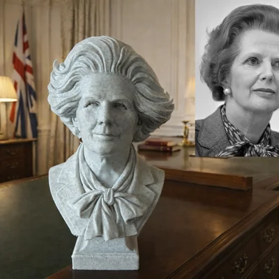 Bức tượng bán thân Margaret (Hilda Roberts) Thatcher