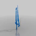 Mô hình kiếm Destiny 2 Other Half và Half Truth (In 3D) - Thumbnail 2