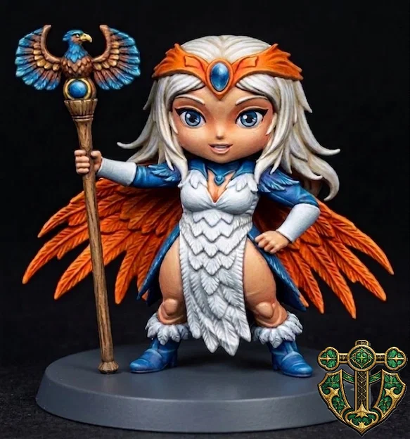 Mô hình 3D Chibi Sorceress of Greyskull – Tặng fan Masters of the Universe - Image 2