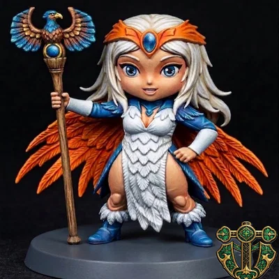 Mô hình 3D Chibi Sorceress of Greyskull – Tặng fan Masters of the Universe