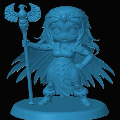 Mô hình 3D Chibi Sorceress of Greyskull – Tặng fan Masters of the Universe