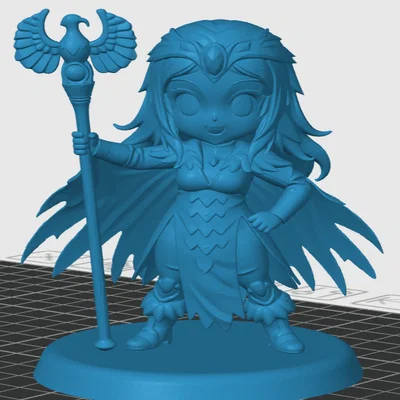 Mô hình 3D Chibi Sorceress of Greyskull – Tặng fan Masters of the Universe