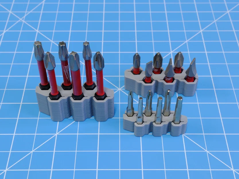 Hộp Đựng Đầu Bit Lục Giác Hai Hàng (1/4 inch, 4 mm, REV2) - Image 1