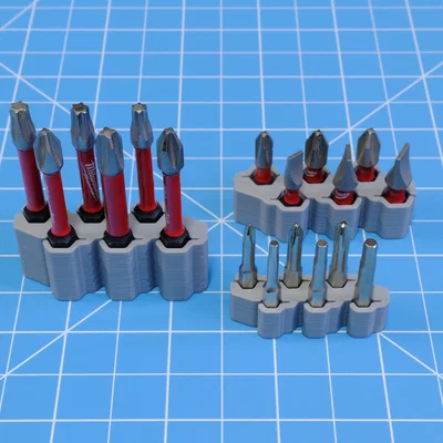 Hộp Đựng Đầu Bit Lục Giác Hai Hàng (1/4 inch, 4 mm, REV2)