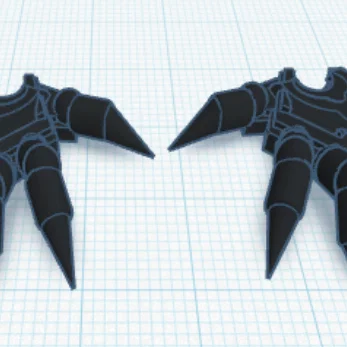 Mẫu in 3D móng vuốt ngầu cho Dummy 13 (Dummy 13 Claws)