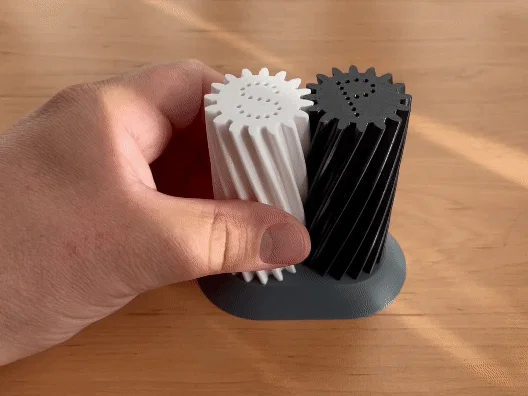 Bộ Lọ Muối Tiêu Cơ Khí In 3D Độc Đáo Cho Nhà Bếp - Image 1