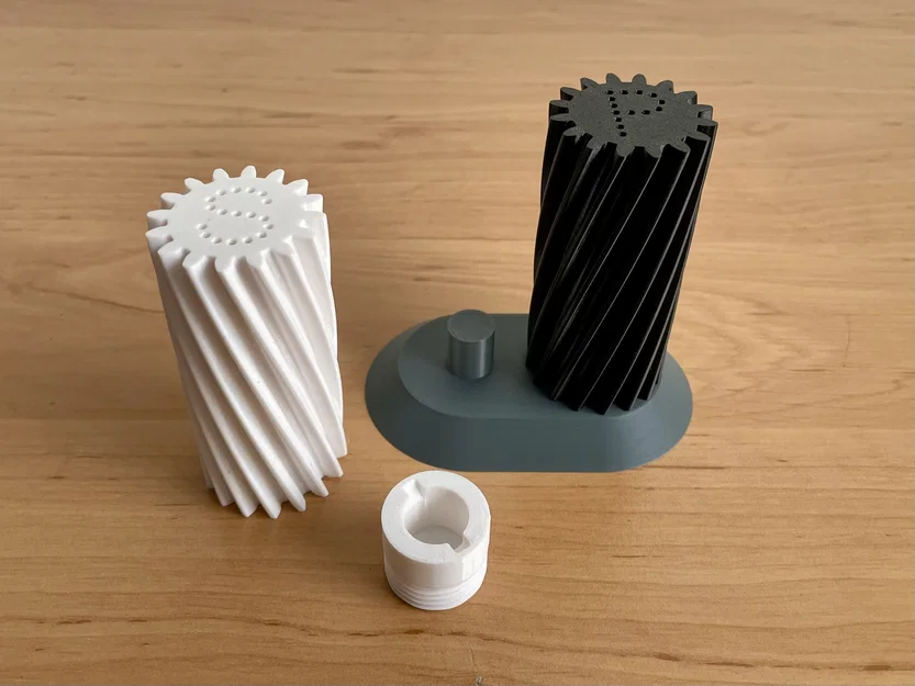 Bộ Lọ Muối Tiêu Cơ Khí In 3D Độc Đáo Cho Nhà Bếp - Image 3