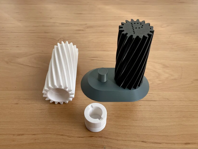Bộ Lọ Muối Tiêu Cơ Khí In 3D Độc Đáo Cho Nhà Bếp - Image 4