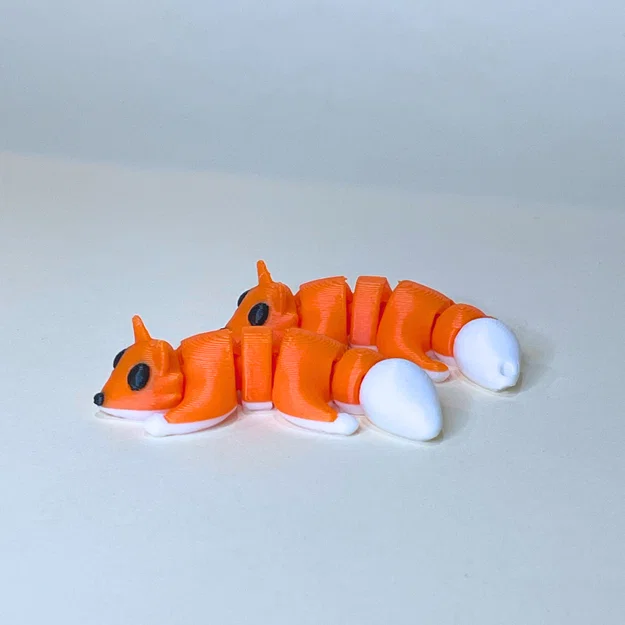 Mô hình chú cáo cử động 3D (Articulated Fox Fidget Toy) siêu cute - Image 2