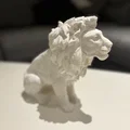 Mô hình tượng sư tử ngồi trang trí độc đáo - In 3D chất lượng cao - Thumbnail 2