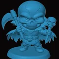 Mô hình Scare Glow phong cách Chibi cho tín đồ Masters of the Universe - Thumbnail 3