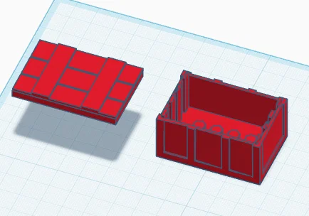 Mô hình thùng đựng đồ tương thích LEGO tiện lợi in 3D - Image 1
