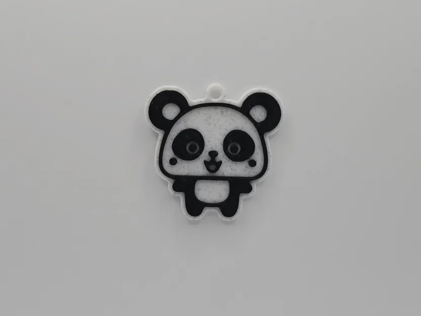 Móc khóa gấu trúc Panda (Cute Panda Keychain) in 3D cực dễ thương - Image 1