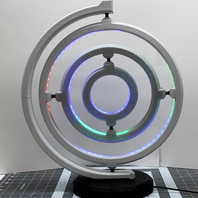 Đèn LED Gyroscope - Thiết kế in 3D độc đáo