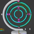 Đèn LED Gyroscope - Thiết kế in 3D độc đáo - Thumbnail 3