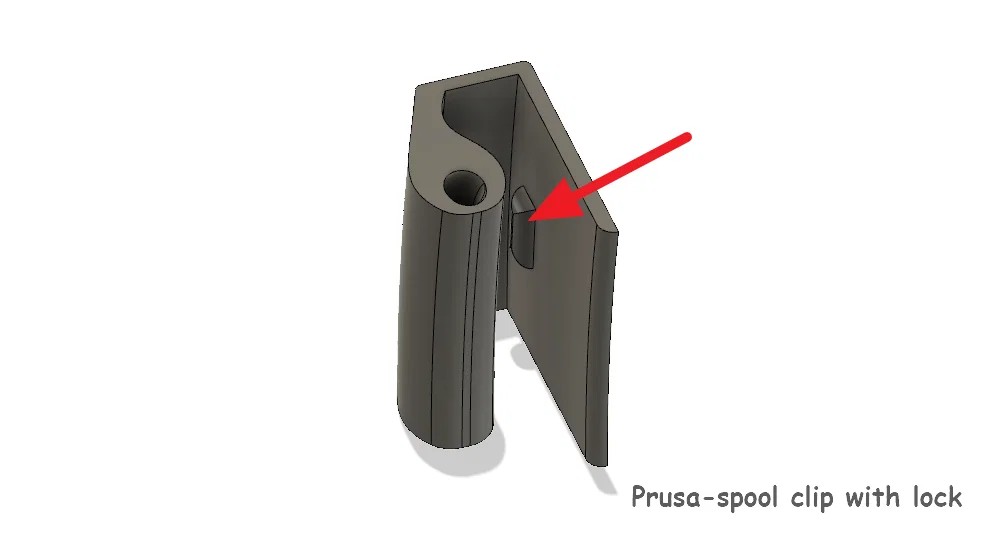 Kẹp giữ sợi nhựa (Filament Clip) nhỏ gọn đơn giản - Image 3