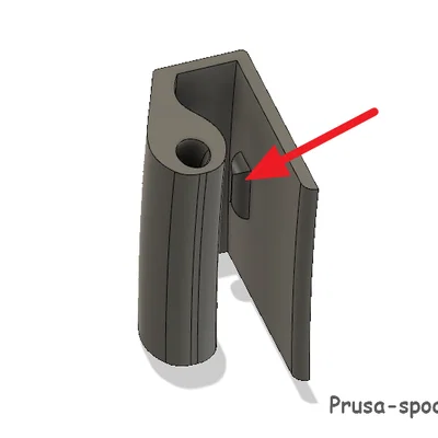 Kẹp giữ sợi nhựa (Filament Clip) nhỏ gọn đơn giản