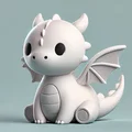 Mô hình rồng con dễ thương (Cute Dragon) dành cho người mê in 3D - Thumbnail 1