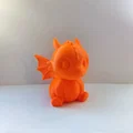 Mô hình rồng con dễ thương (Cute Dragon) dành cho người mê in 3D - Thumbnail 3