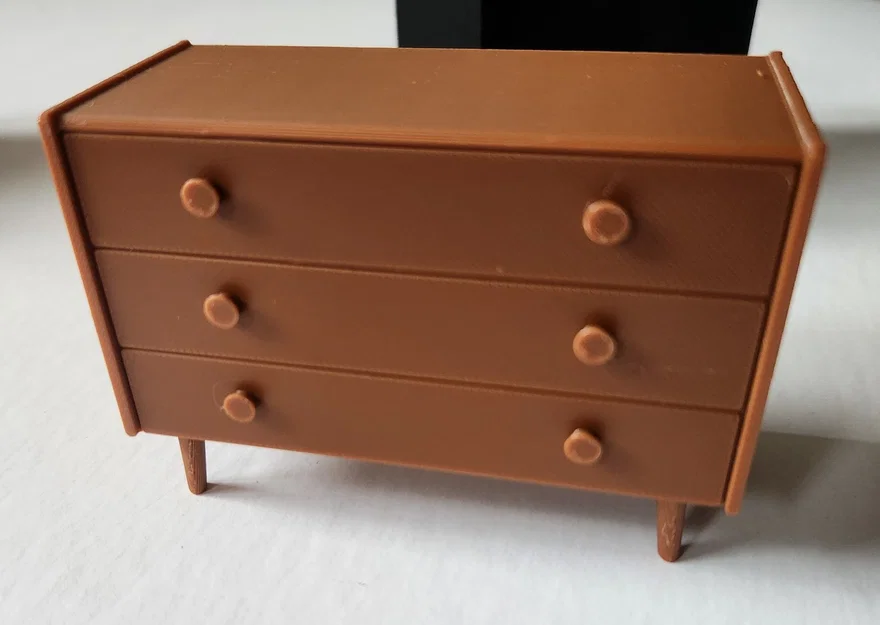 Tủ ngăn kéo mini Hergus - Mô hình nội thất tỉ lệ 1:10 cực đẹp - Image 4