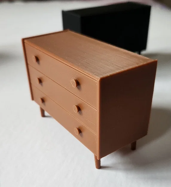Tủ ngăn kéo mini Hergus - Mô hình nội thất tỉ lệ 1:10 cực đẹp - Image 5