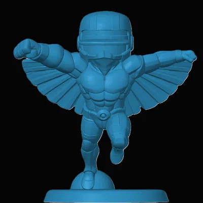 Mô hình Steelwill Chibi 3D - Nhân vật Silverhawks độc đáo