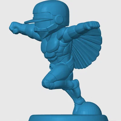 Mô hình Steelwill Chibi 3D - Nhân vật Silverhawks độc đáo