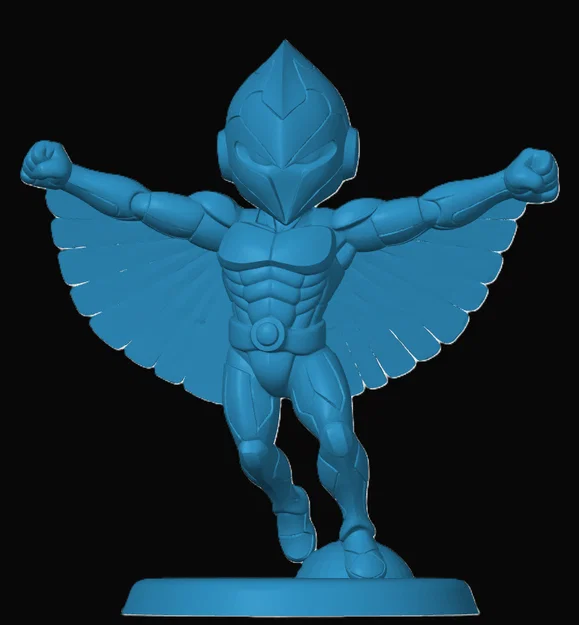 Mô hình Copperkid chibi - Thiết kế 3D độc đáo cho fan Silverhawks - Image 3