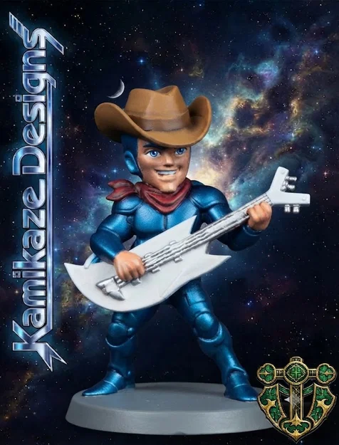 Mô hình 3D Bluegrass Silverhawks phong cách Chibi để bàn - Image 1