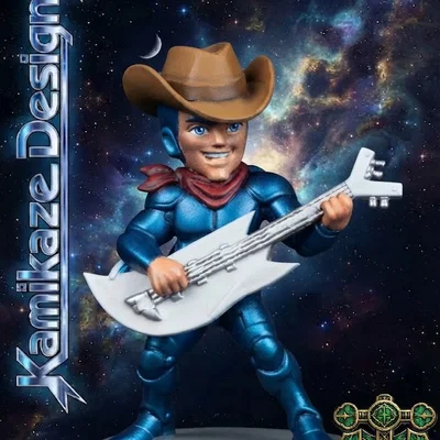 Mô hình 3D Bluegrass Silverhawks phong cách Chibi để bàn