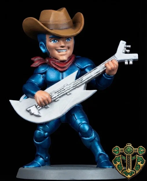 Mô hình 3D Bluegrass Silverhawks phong cách Chibi để bàn - Image 2