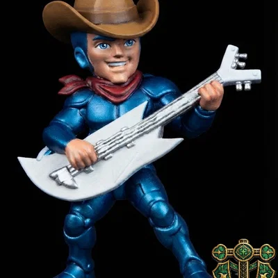 Mô hình 3D Bluegrass Silverhawks phong cách Chibi để bàn