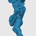 Mô hình 3D Bluegrass Silverhawks phong cách Chibi để bàn - Thumbnail 4