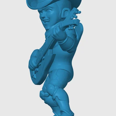 Mô hình 3D Bluegrass Silverhawks phong cách Chibi để bàn