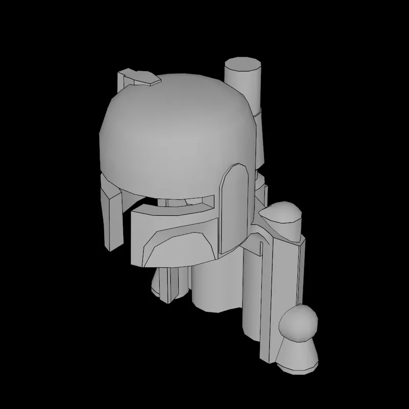 Mũ giáp Mandalorian và Rocket Pack tương thích Lego để in 3D