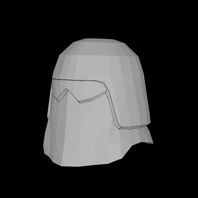 Mũ bảo hiểm Snowtrooper 3D tương thích Lego cho mô hình