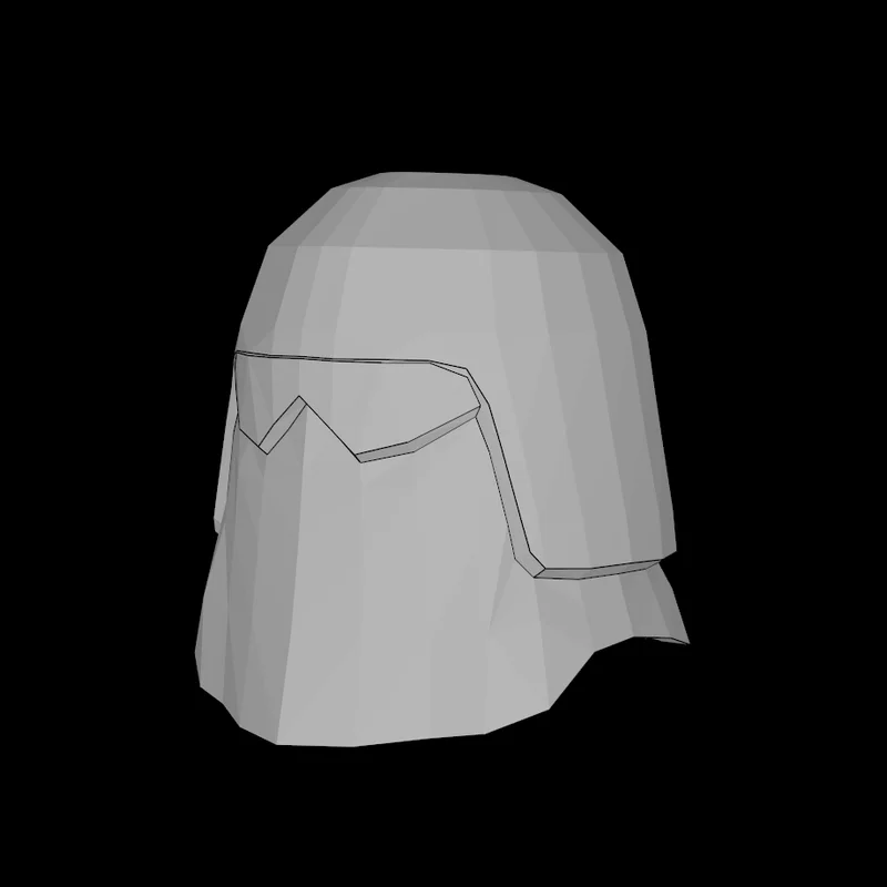 Mũ bảo hiểm Snowtrooper 3D tương thích Lego cho mô hình