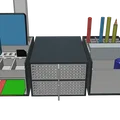 Bộ khay kệ để bàn đa năng, đựng bút và điện thoại, in dễ dàng không cần support - Thumbnail 9