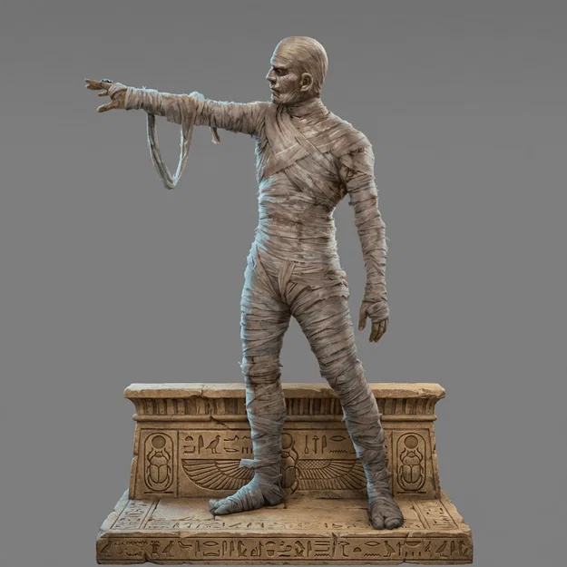 Mô hình 3D Xác ướp (The Mummy 1932) cổ điển cực chi tiết - Image 1