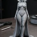 Mô hình nữ ma cà rồng quyến rũ (Sexy Vampire Woman) in 3D - Thumbnail 1