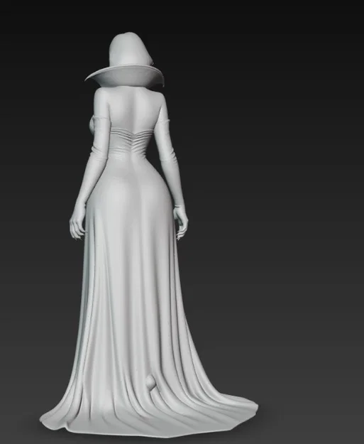 Mô hình nữ ma cà rồng quyến rũ (Sexy Vampire Woman) in 3D - Image 2