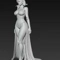 Mô hình nữ ma cà rồng quyến rũ (Sexy Vampire Woman) in 3D - Thumbnail 3