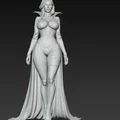 Mô hình nữ ma cà rồng quyến rũ (Sexy Vampire Woman) in 3D - Thumbnail 4