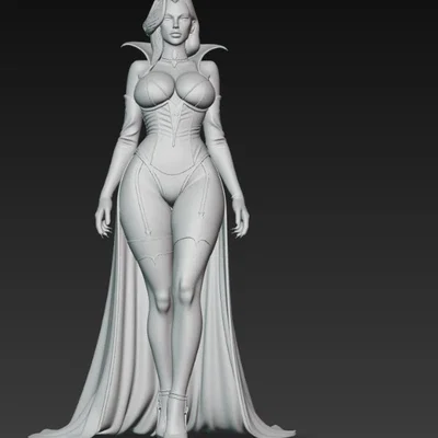 Mô hình nữ ma cà rồng quyến rũ (Sexy Vampire Woman) in 3D